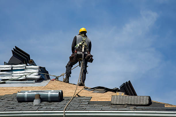 Professional Gutter Installation technician working in Clarendon, AR
